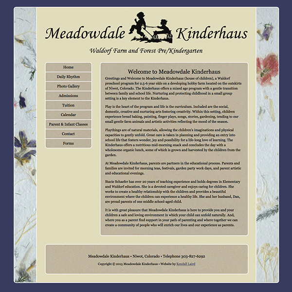 Meadowdale Kinderhaus website
