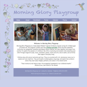 Morning Glory Playgroup website
